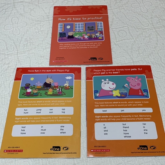 Peppa Pig Phonics Books - Incomplete, Like-New - Picture 7 of 11